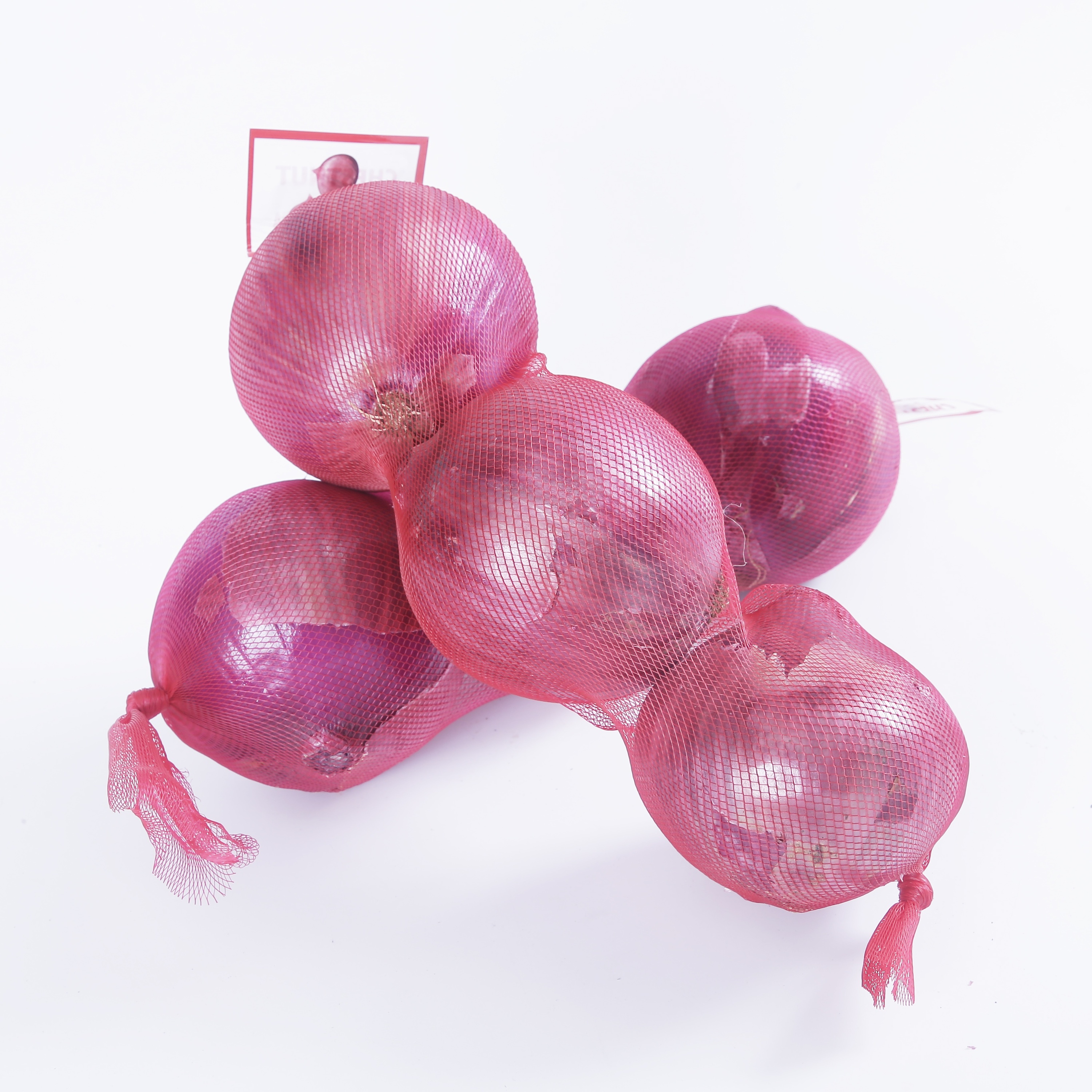 Supermarket Use Strong Durable Plastic Mesh Packing Knitted Net For Onions