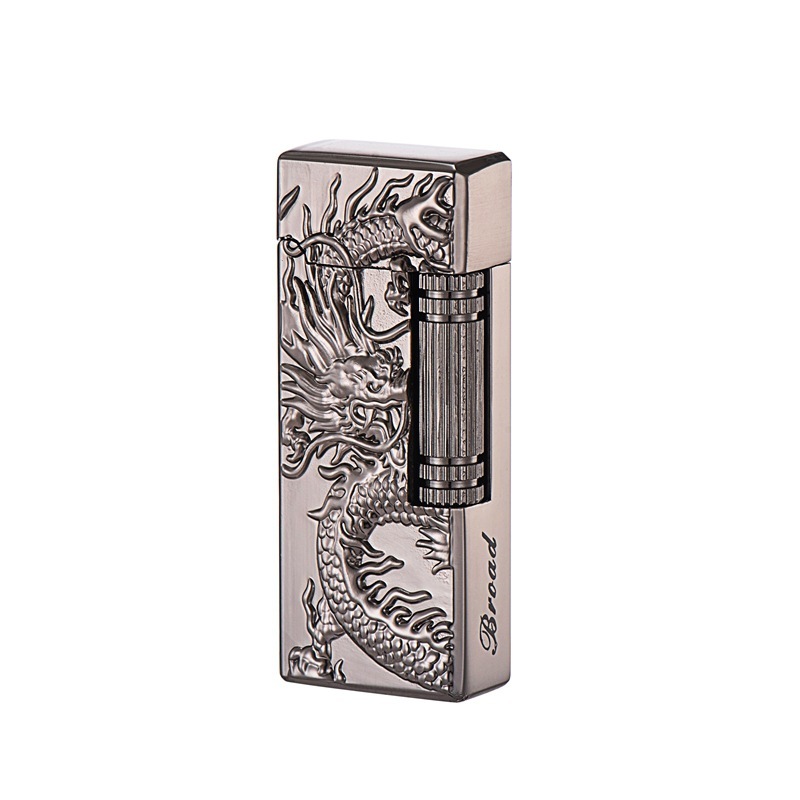 Smoking Accessories Butane Refillable Vintage Brass Metal Lighters Open Flame Cigarette Lighters
