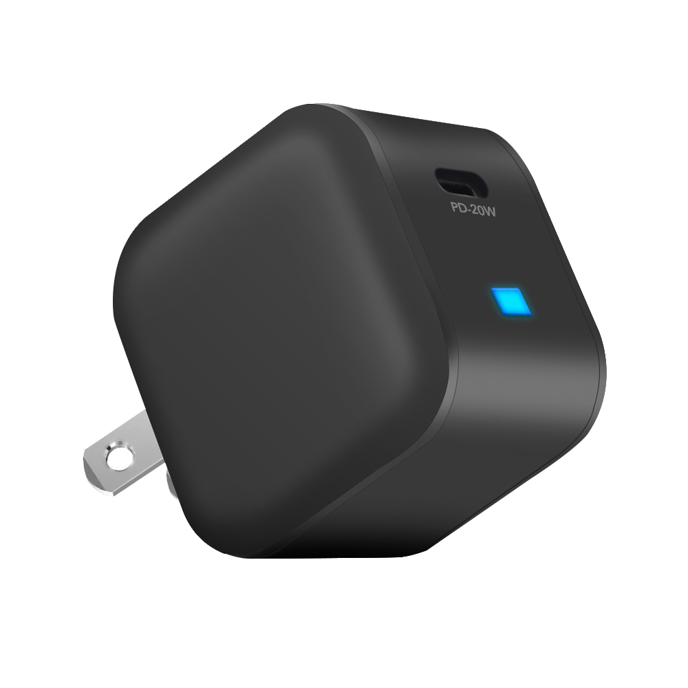 Mobile Phone USB C Power Adapter Folding plug 20W PD charger with ETL certificate for iphone