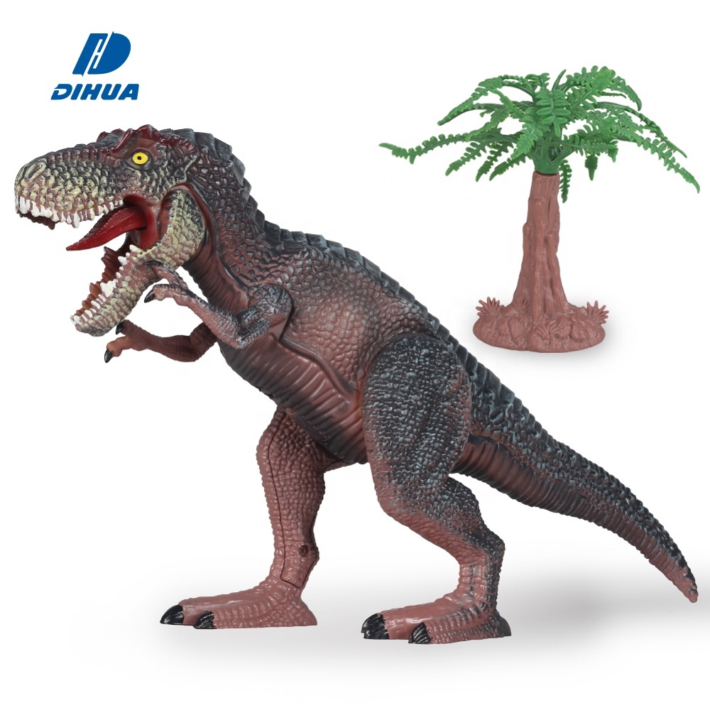 Realistic Dinosaur Action Figure with Moveable Joint and Roaring Sound , Animals Model Figure Collection for Kids