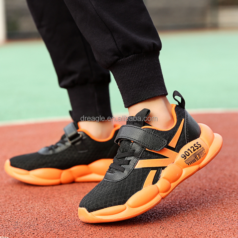 Kids Running Sneakers Breathable Lightweight Children Shoes Non-slip Casual Boys Shoes Mesh Upper Walking Sport Girls Sneakers