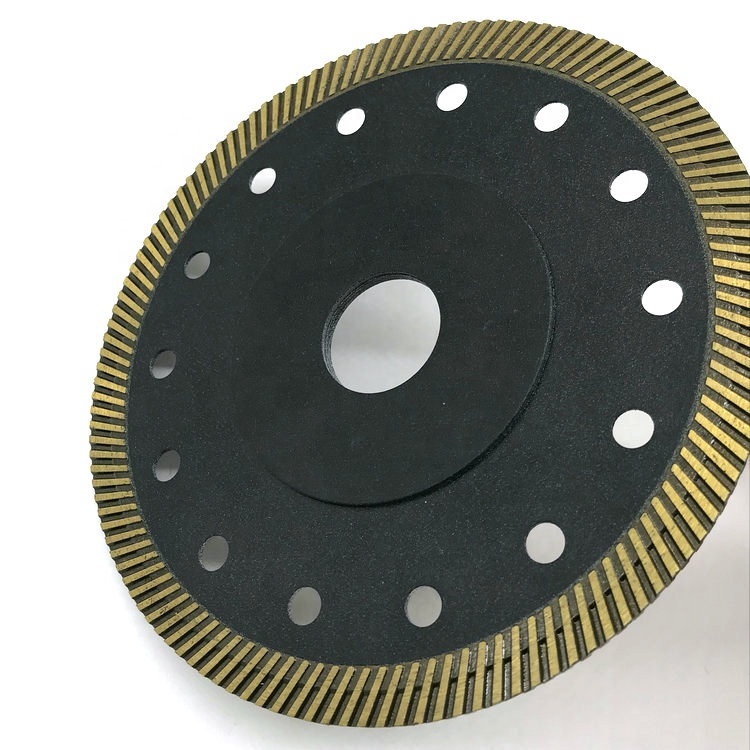 4.5in Turbo sintered stone dekton neolith gres porcelain ceramic tile free chipping copper base cutting disc diamond saw blade
