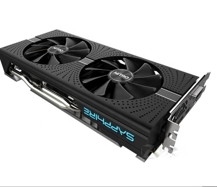 Видеокарты AMD RX 580 8 Гб sapphire nitro 2304sp для компьютера, оригинальный видеорегистратор rx580 8g с подсветкой, игровая карта, готовая к отправке