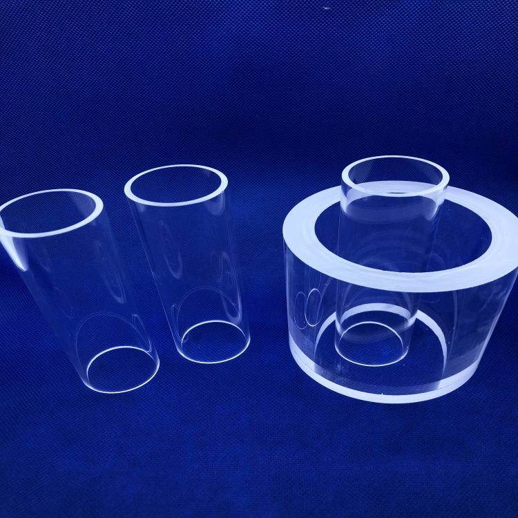 Heat Resistant quartz glass tube ozone generator quartz pipe