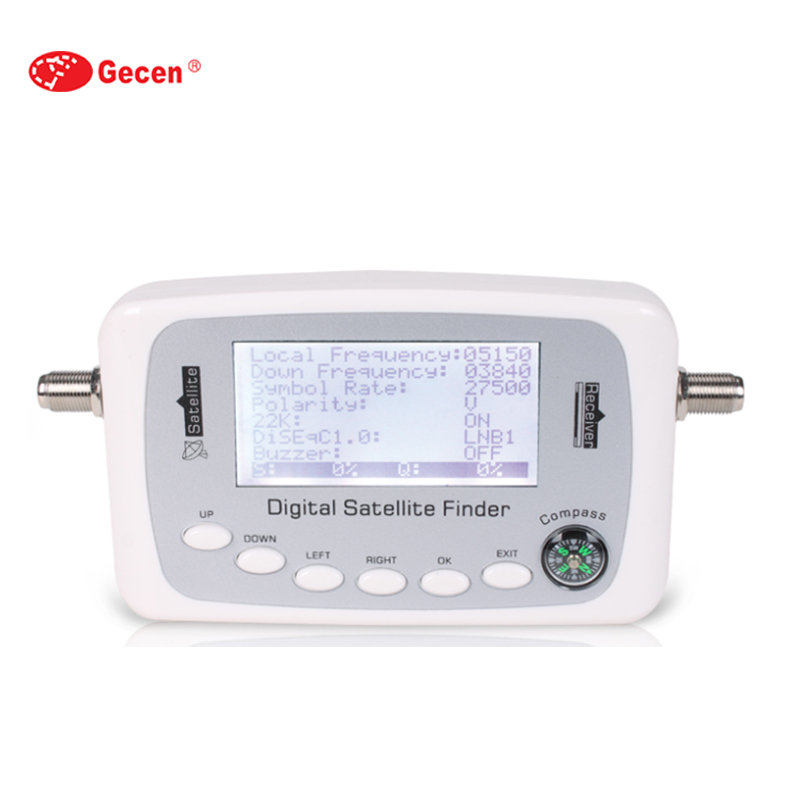 Цифровой FTA Цифровой спутниковый finder метр сигнала DVB-S DVB-S2 сигнала finder метр