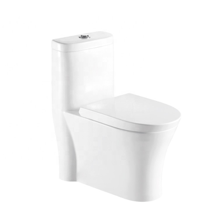 Gx1038c Ceramics Siphonic S-Trap Dual-Flush Modern One Piece Wc Toilet Bowl With Water Jet Rwc Standard Floor Mount toilet