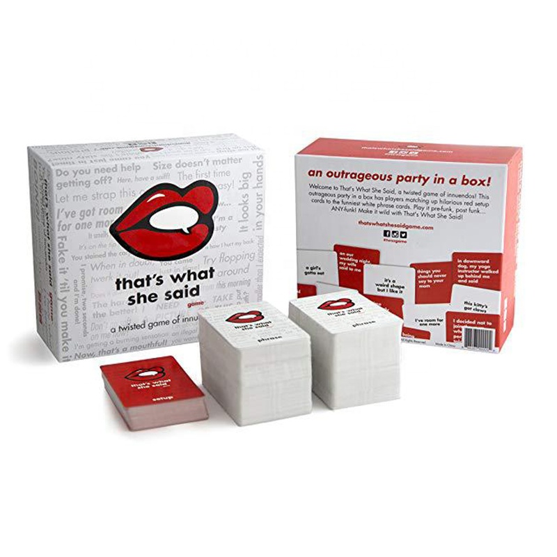 Custom design card game printing game card board game