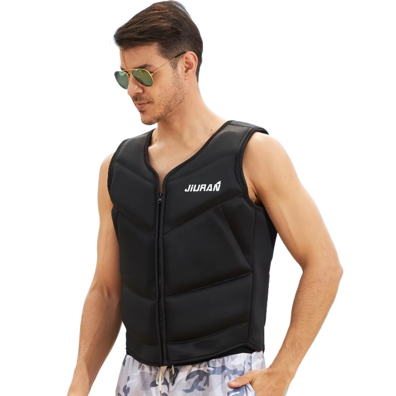 JIURAN Life Jacket Adult Neoprene Vest For Weight From 30-110 Kg Outdoor Watering Activity Buoyancy Vest