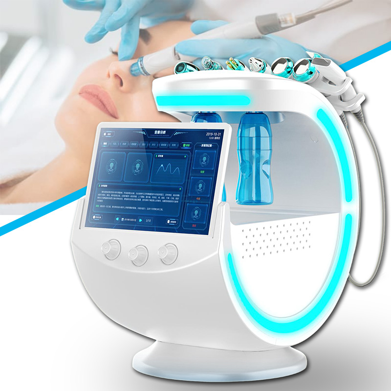 Mini Oxygen Therapy Jet Machine Easy Skin Analyzer Hydro Microdermabrasion Aqua Dermabrasion Hydra Machine Deep Cleaning