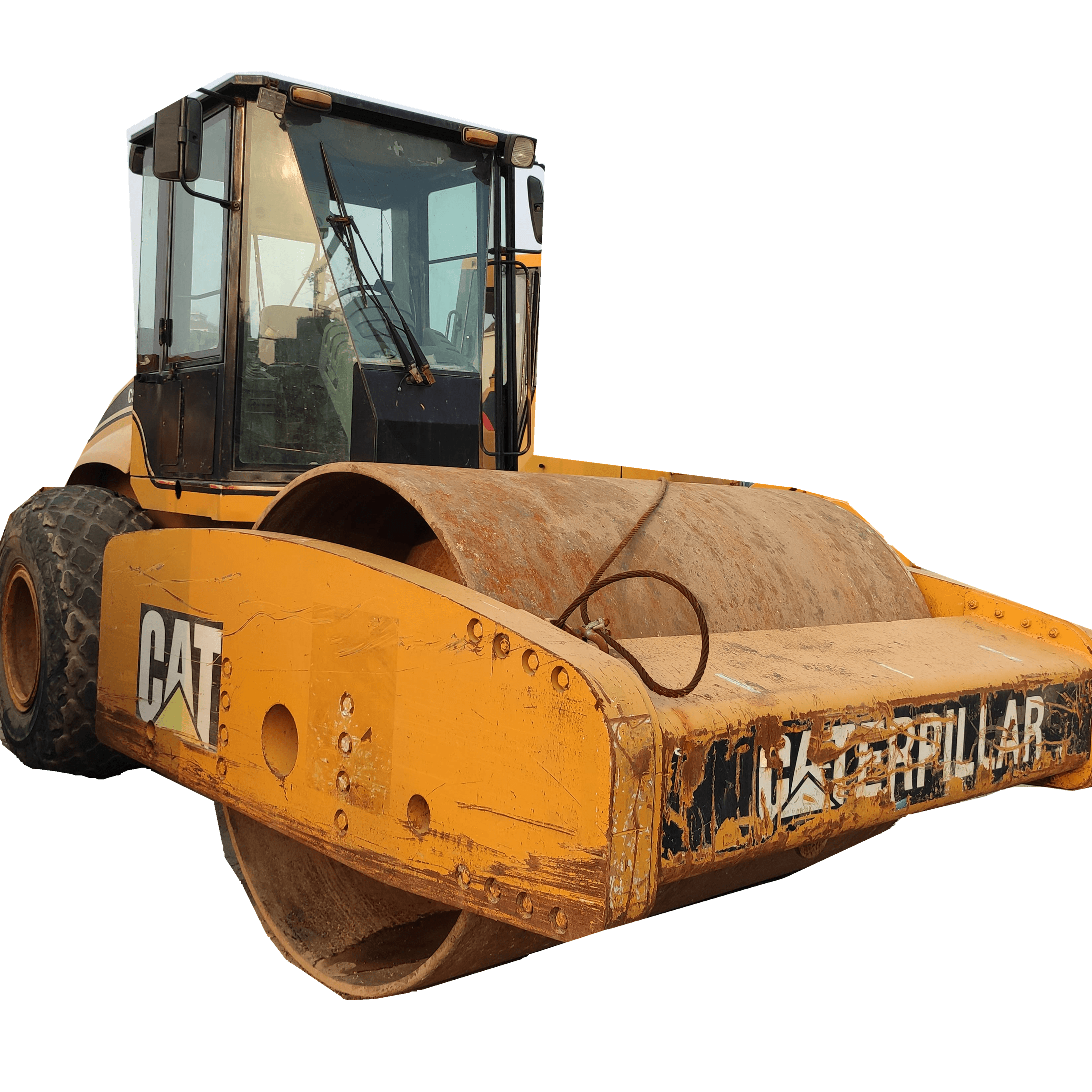 Cheap used CAT road roller CS683 for sale, second hand CS-683E, CS 683 with good condition