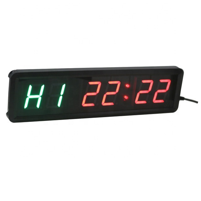 LED Interval Rest Timer Alternate Programmable Interval Repeat Fitness Gym countdown Timer Clock Gym Crossfit Timer
