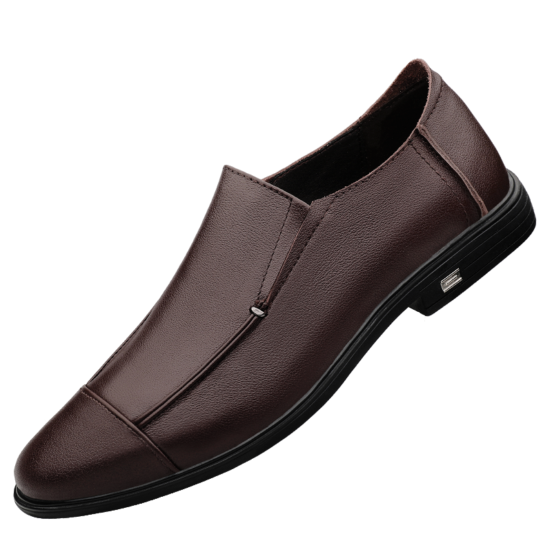2021 New Style Men's Slip On Loafers Walking Driving Shoes Casual Handmade Genuine Leather Shoes