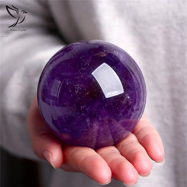 Оптовая продажа, фэн-шуй, хрустальный шар Robin Crystal, аметист для заживления