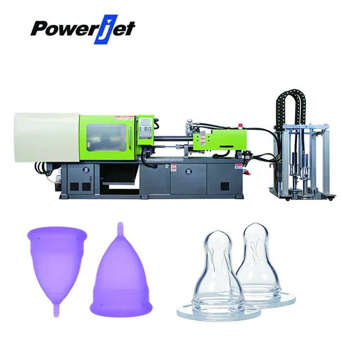 Powerjet new product high quality silicone rubber injection molding machine for menstrual cup