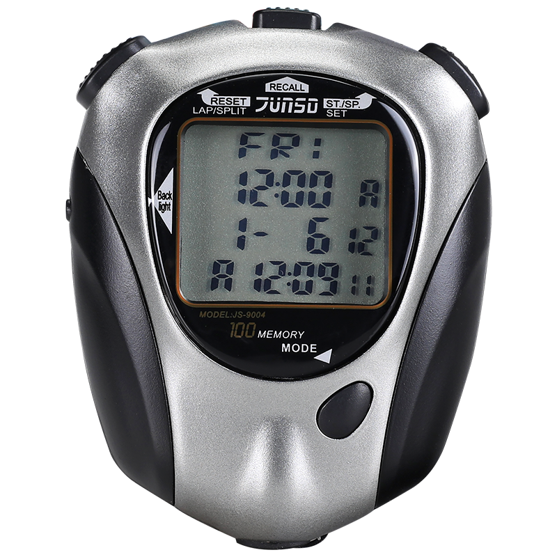 Junstar 9004 EL backlit large screen display stopwatch digital stopwatch sport
