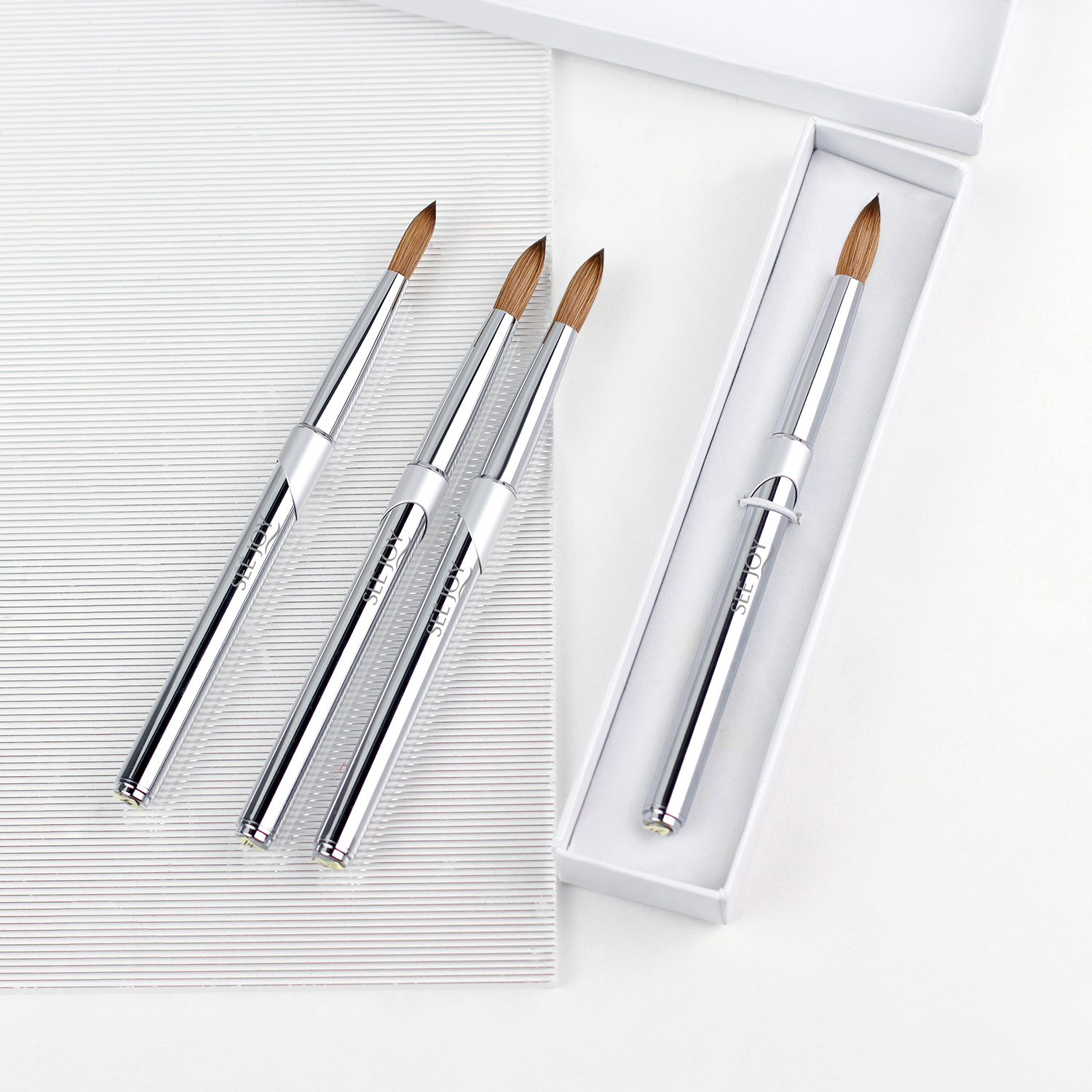 High Quality Kolinsky Nail Brush Beauty Personal Care Nail Kit Art Brush Acrylic Nail Brush 2022