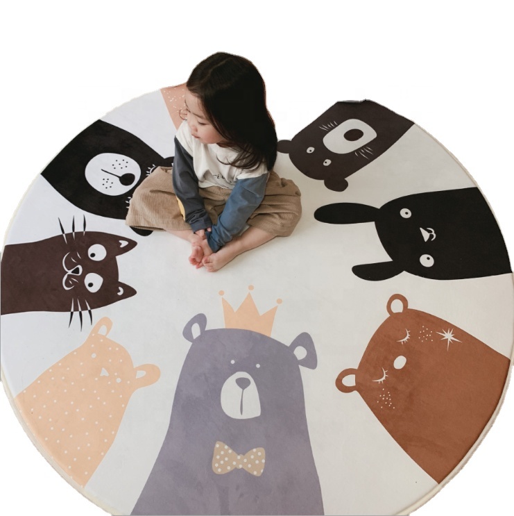 Waterproof Foldable Design Friendly children crawling mat baby kids crawl creep mat baby game playmat