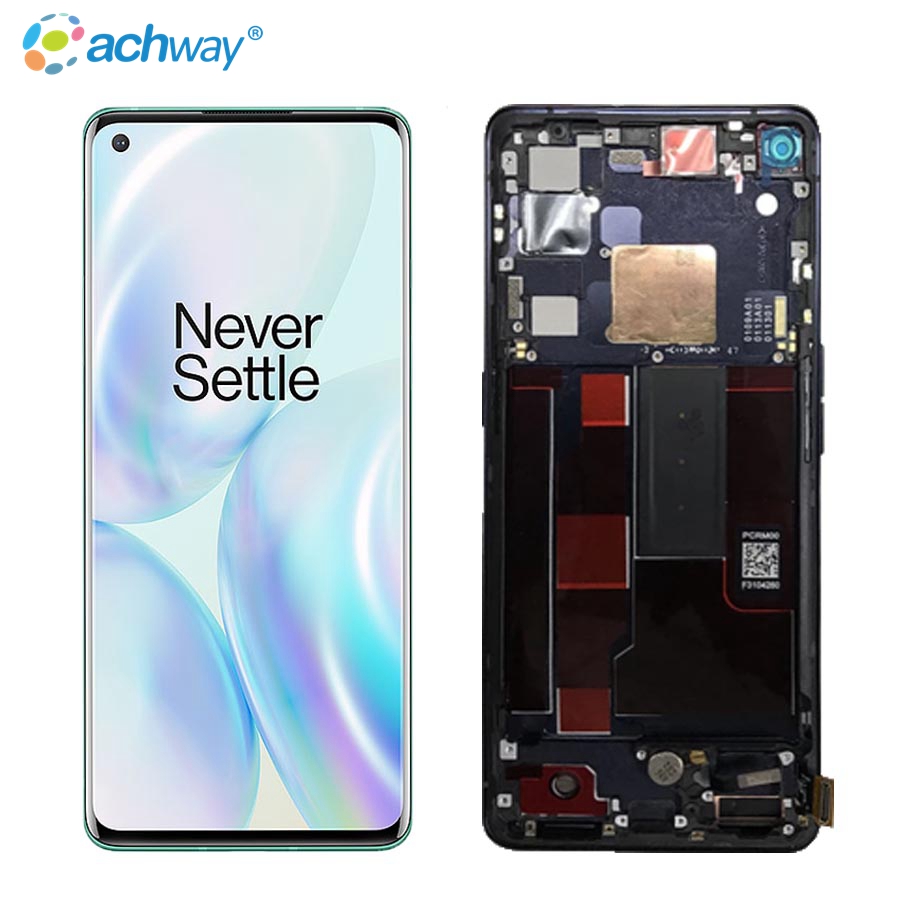 Новый оригинальный ЖК-дисплей AMOLED для мобильного телефона дисплей для OnePlus 8 ЖК-дисплей сенсорный экран панель дигитайзер 1 + 8