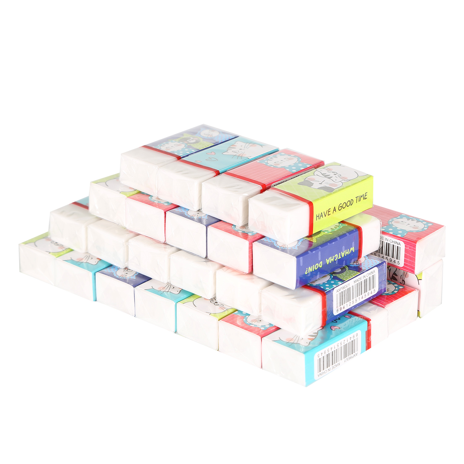 M&G White Small Size Pencil Rubber Eraser For Students School Office Stationery Supplies