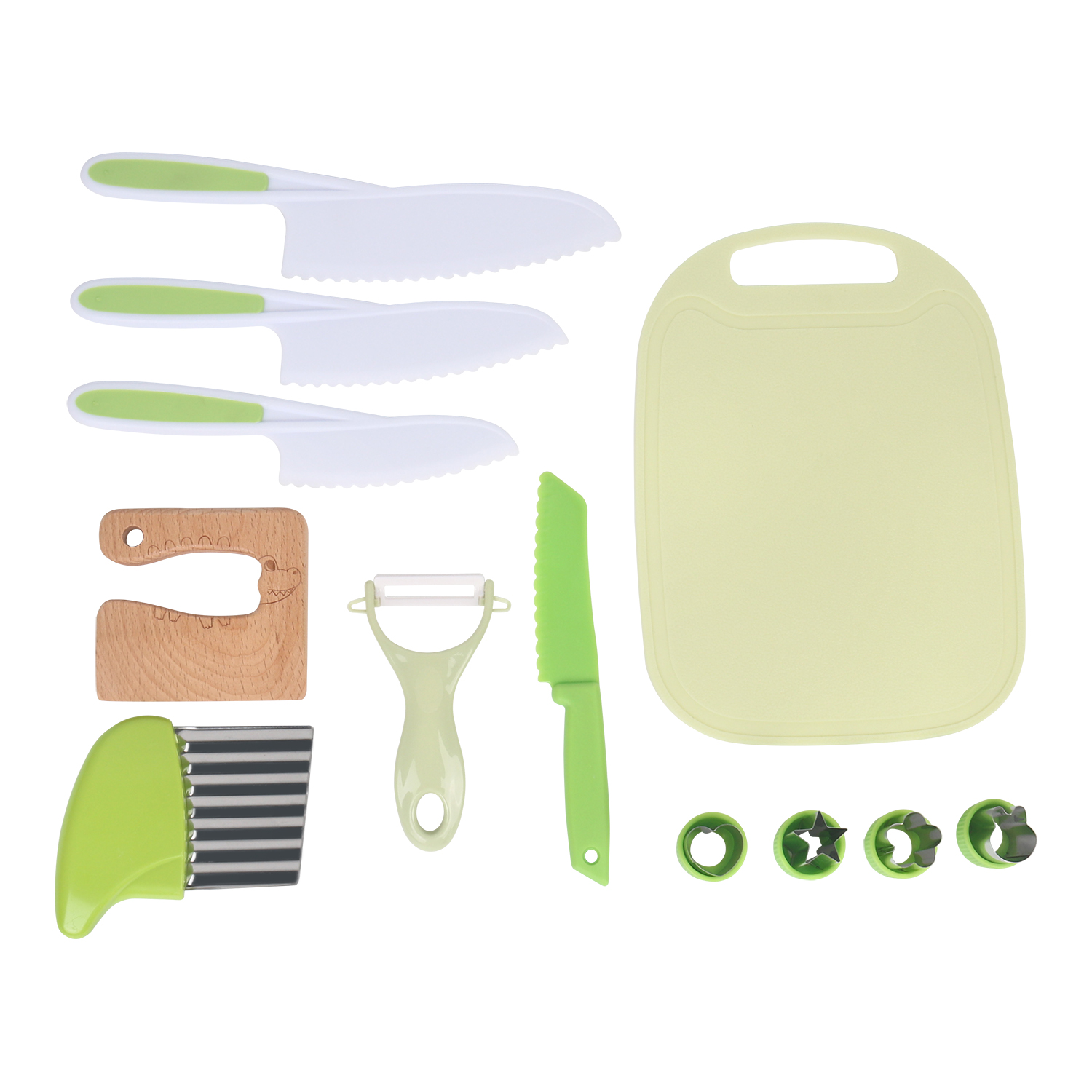 Children's Kitchen Toys Kindergarten Children Plastic Fruits and Vegetables Cutting Tool Set Pretend Play & Kids Cooking
