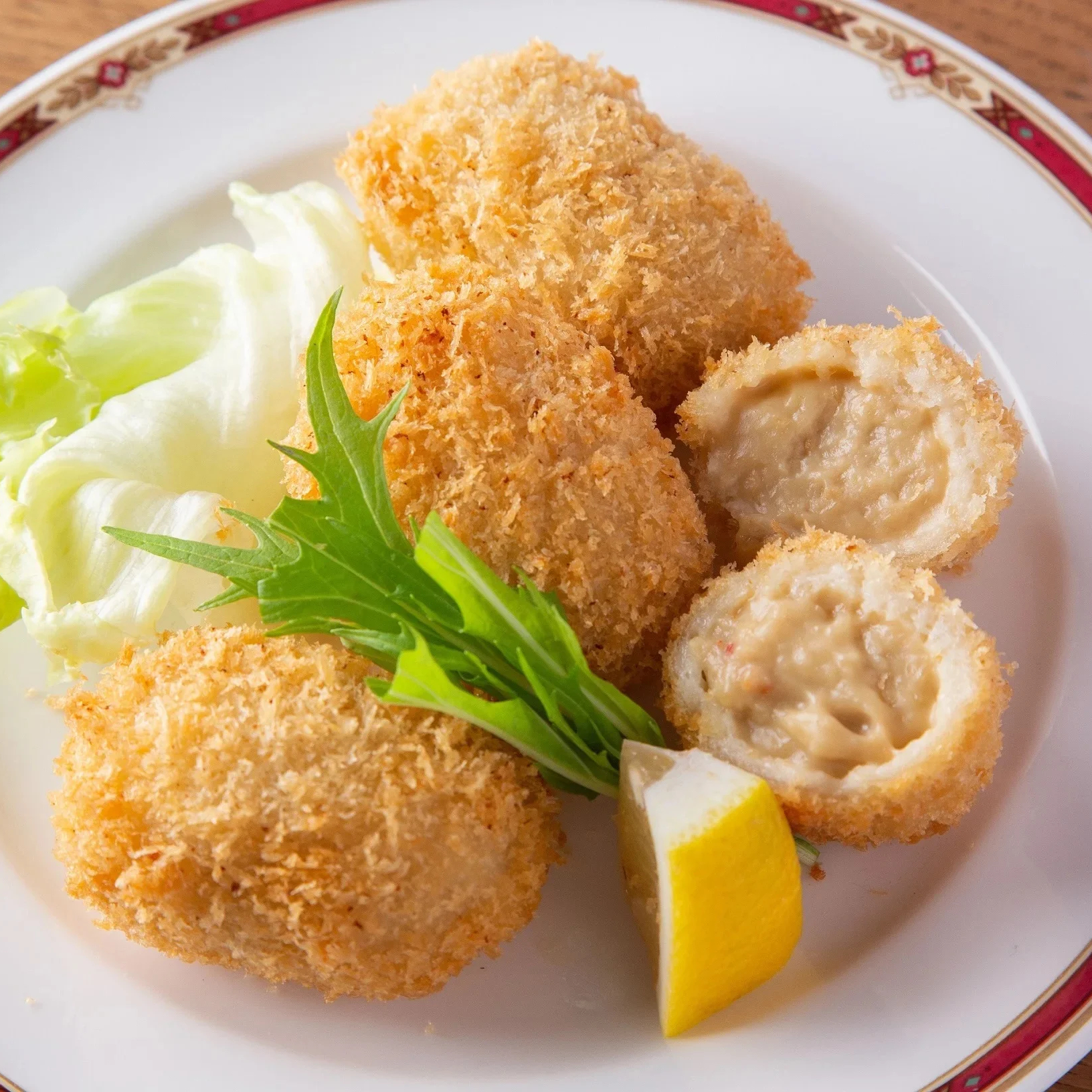 FZ Cream Croquette Kani-miso Frozen King Crab Meat Mixed-in