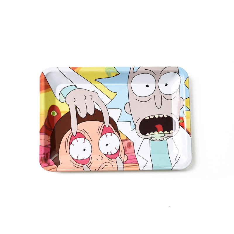 Custom Logo Metal Rolling Tray Various Color Custom Rolling Tray