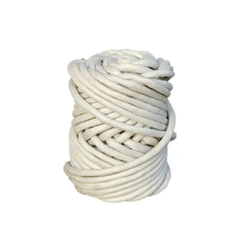 Alumina Fiber Rope Glass Filament & stainless steel reinforced Fire proof Ropes Ceramic Fiber Rope