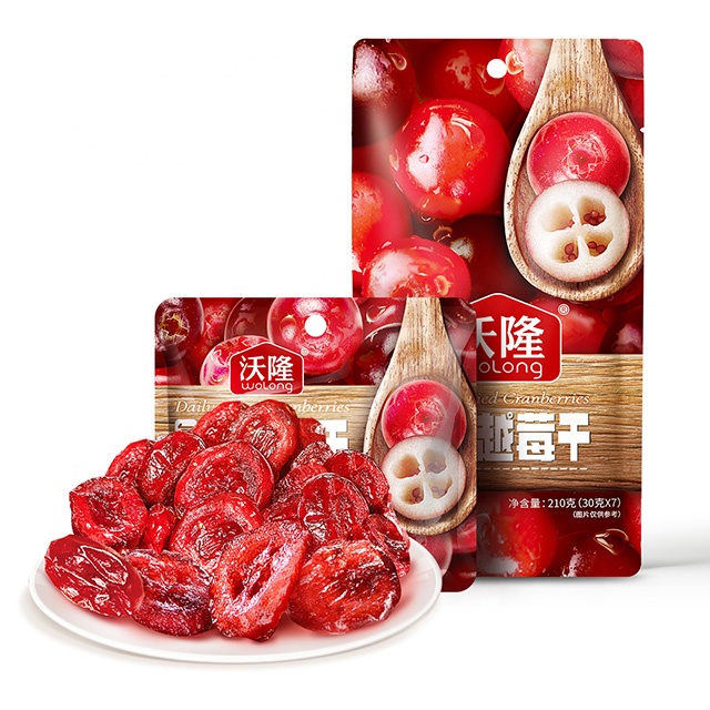 Dried cranberry dried fruit snack nut 210g sweetened cranberry