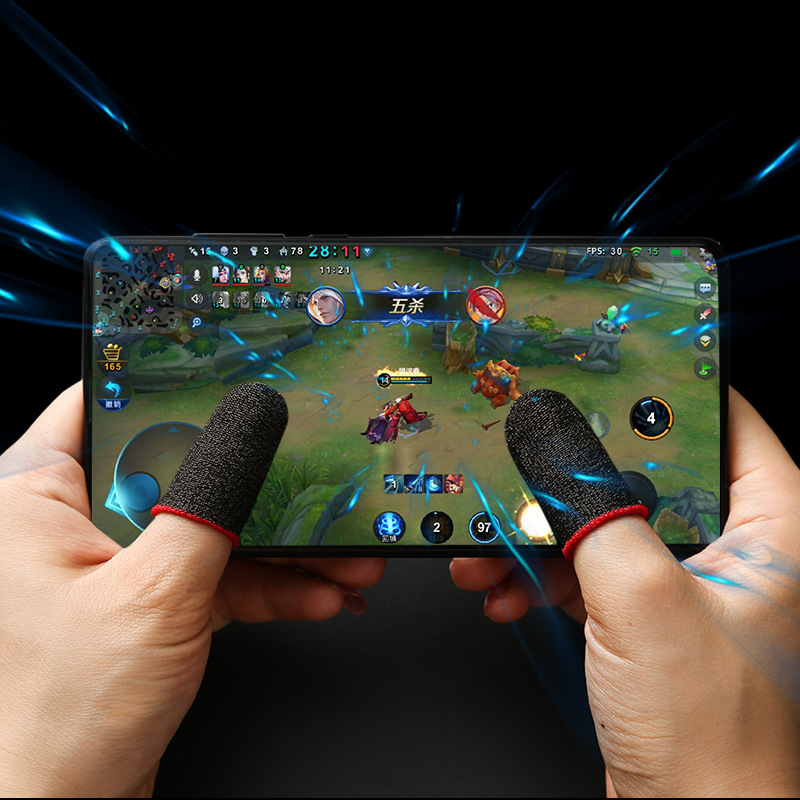 Перчатки для игры в кроватку с защитой от пота, Нескользящие и высокочувствительные профессиональные перчатки для рук и игр, перчатки для сенсорных пальцев