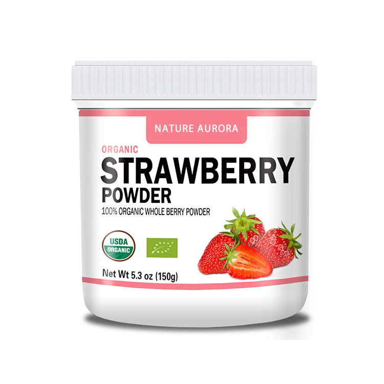 Natural Freeze Dried Fruit Organic Strawberry Powder