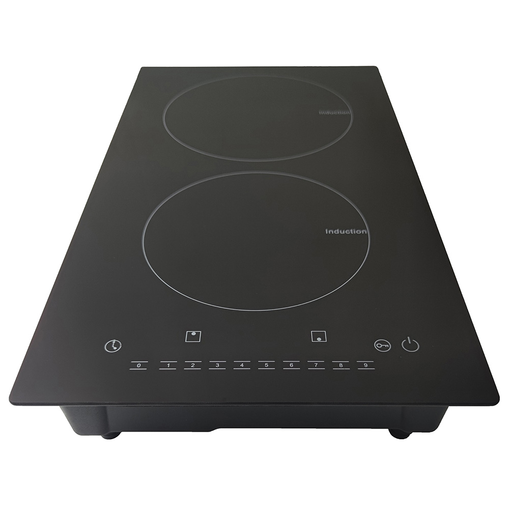 smart durable electric Domino ETL 2 burners built in induction cookers
