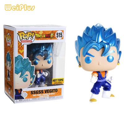 Экшн-фигурка Dragon-balls Z Funk Pop из ПВХ, коллекционные модели игрушек Ssgss Vegito 515 #