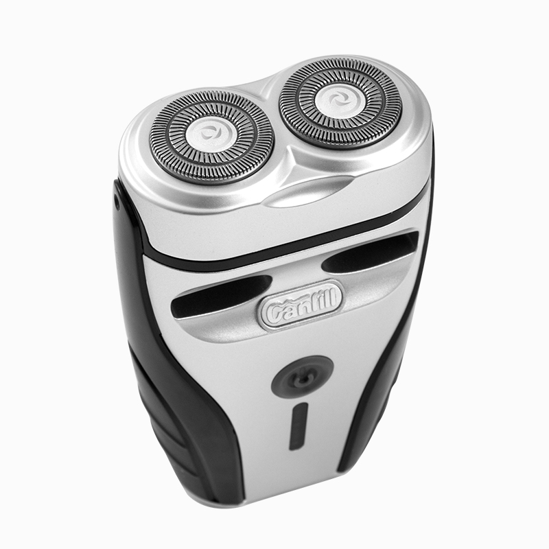 Электробритва с двумя вращающимися лезвиями и зарядкой от USB