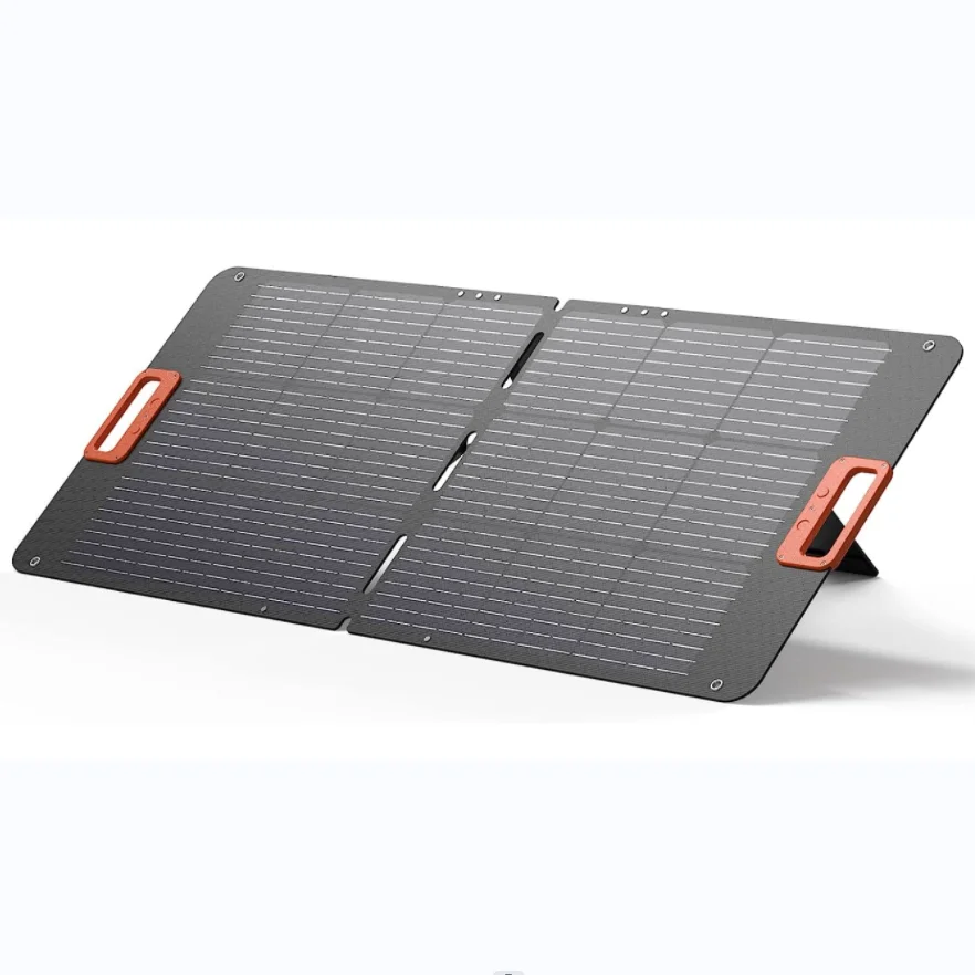 100W portable solar panel, monocrystalline silicon battery,IP67 dustproof and waterproof