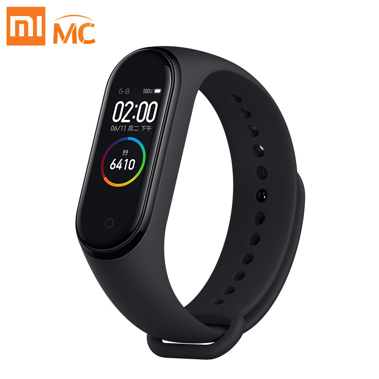 Хит продаж! Китайский браслет Xiaomi Miband 4 с цветным экраном 135 мАч, Bluetooth 5,0 Mi Band 4 NFC