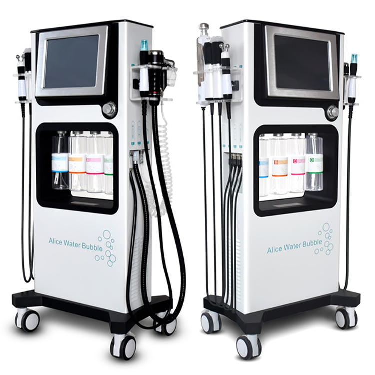 Hydro Dermabrasion Machine 7 In 1 Co2 Bio Rf Oxygen Spray Facial Whitening Alice Super Bubble Machine