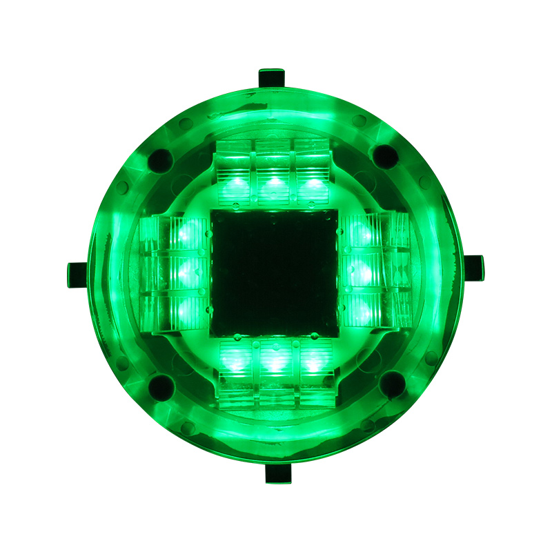 Мигающий Солнечный poweredd подъездная дорога led подземный трафик пешеходный переход дорога шпилька свет поднятый тротуар маркер