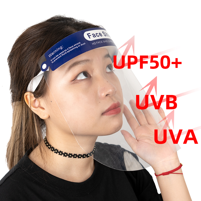 2021 New UV Protection face shields UV proof face cover shields custom
