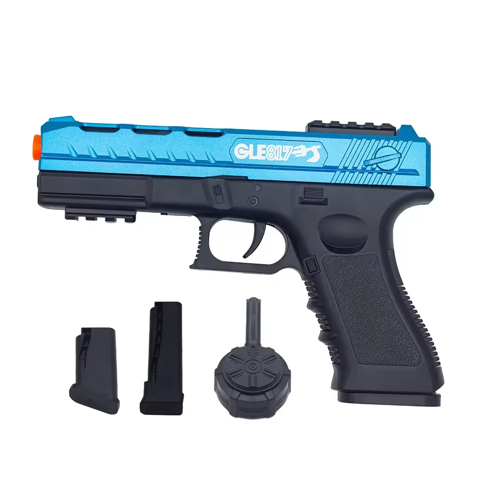 Rapid-Fire Full Auto Gel Blaster High-Performance Toy Guns Portable Premium Quality Water Bullet Glock Pistols