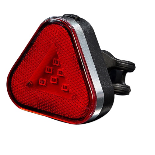 new style triangular led rear tail light with red color rear led fog light for truck