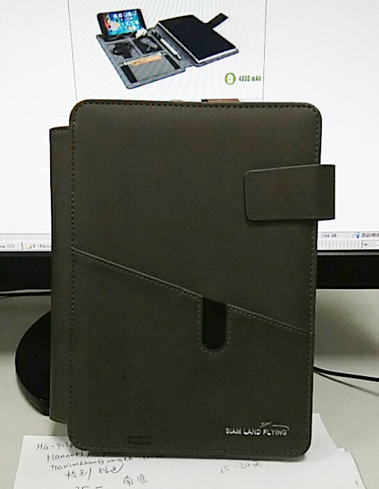 China Supplies Office Stationery Handmade A4 size PU Leather Portfolio