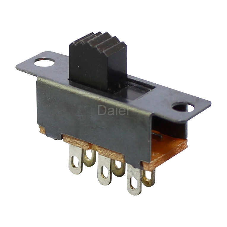 SS-22F32 DPDT высокая ручка 2 способа высокого качества мини фиксации тумблер PCB панель установленны вертикальный скользящий переключатель для Arduino