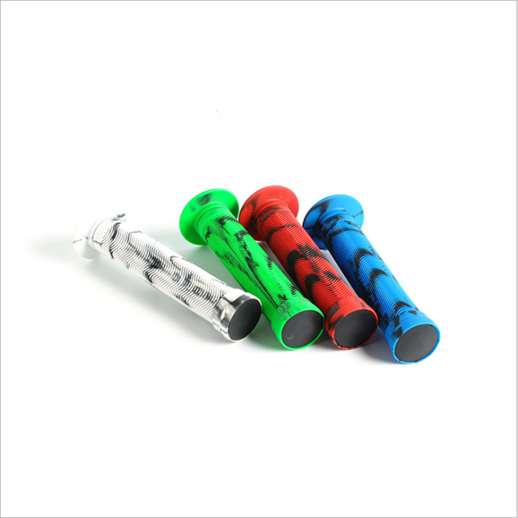 Plastic Mixed Color Grip TPR Material Mountain Bike Cycling Accessories Bicycle Handlebar Grips