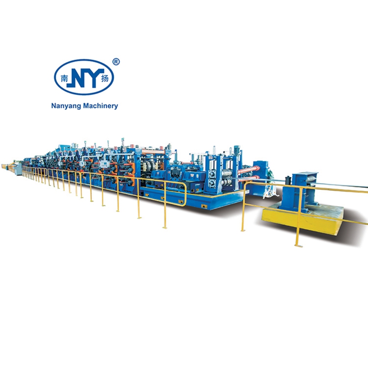 Automatic flexible pipe forming making machine erw tube pipe mill line