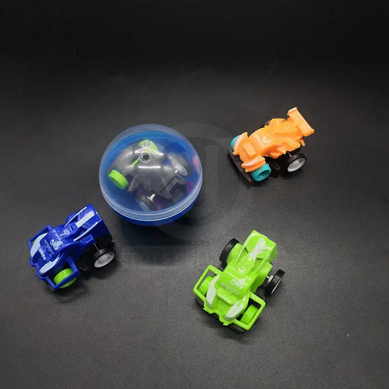 Wholesale Promotion Toys 12 Designs 4.5 Cm Racing Design Small Pull Back Car Toy For Vending Capsule