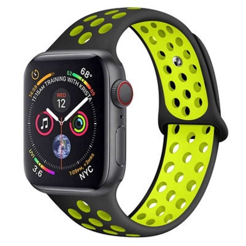 2021Amazon Best Seller Two-color Silicone watch strap For iwatch Series 1 2 3 4 5 for Apple Watch 38/ 40mm 42/44m