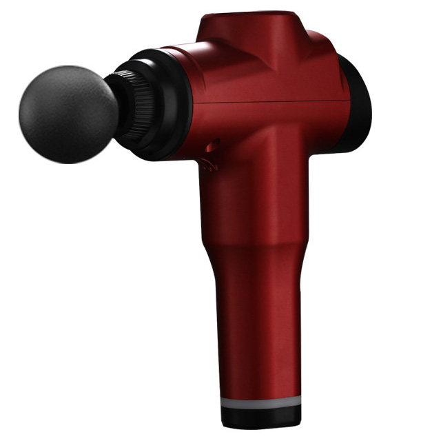 New Vibration Body Deep Tissue Percussion Electric 6 Speeds Muscle Relaxer Massage Gun 35Db Fascia Gun Bag