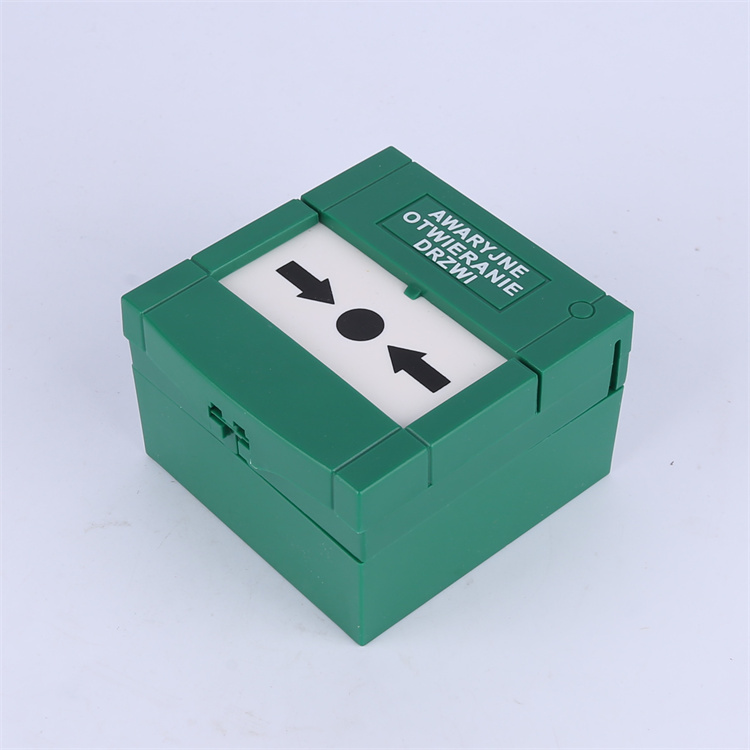 Factory Direct White Red Green Colors Conventional Emergency Break Glass Manual Fire Alarm Call Point Price