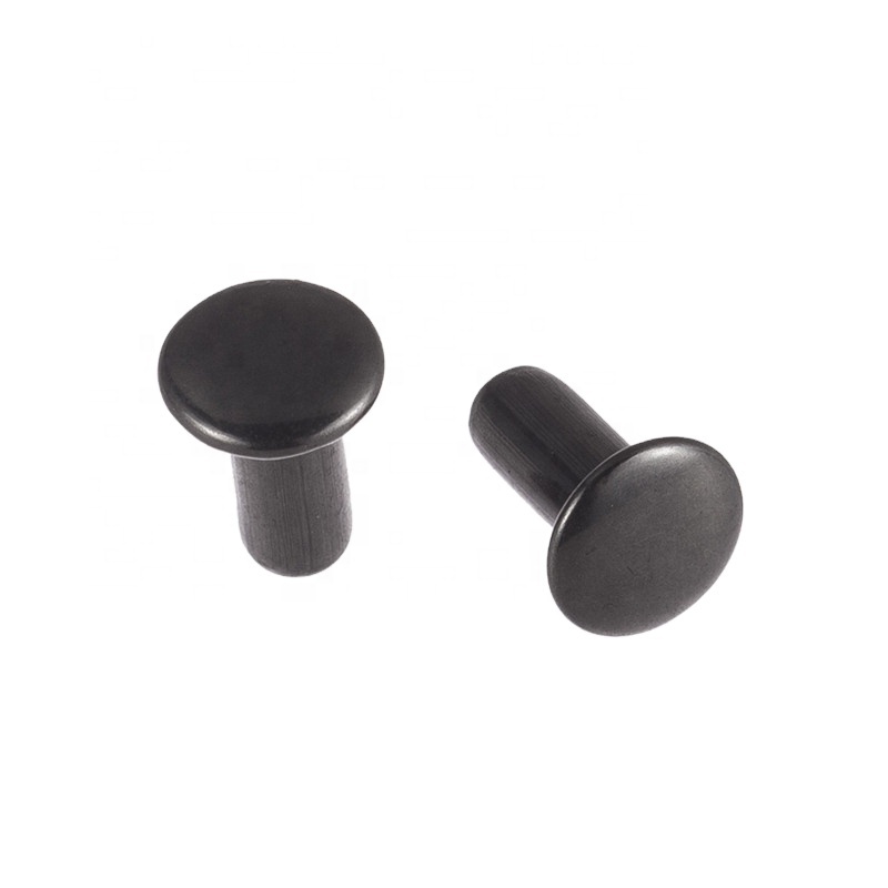 High quality China rivet manufacture metal flat cap rivet for leather