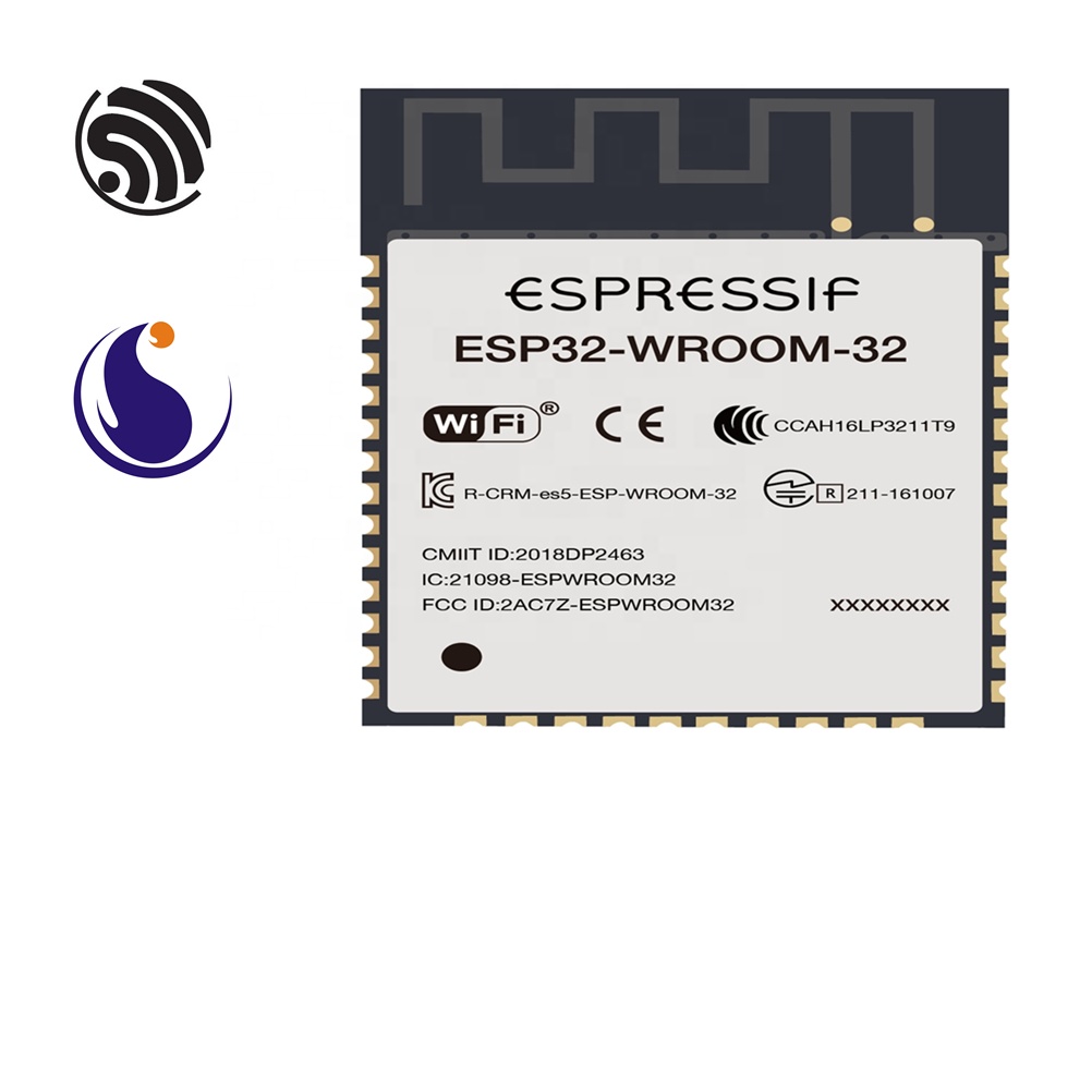 ESP32-WROOM-32 16 Мб (128 Мбит) Flash двухъядерный Wi-Fi и BT синий зуб LE модуль Espressif системы SoC ESP32-D0WD чип